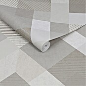 Papel pintado Geométrico rombos (Gris, 10 x 0,53 m) | BAUHAUS