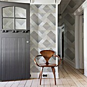 Papel pintado Geométrico rombos (Gris, 10 x 0,53 m) | BAUHAUS
