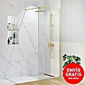 Artysan Mampara de ducha fija Horizon (An x Al: 70 x 195 cm, Oro) | BAUHAUS