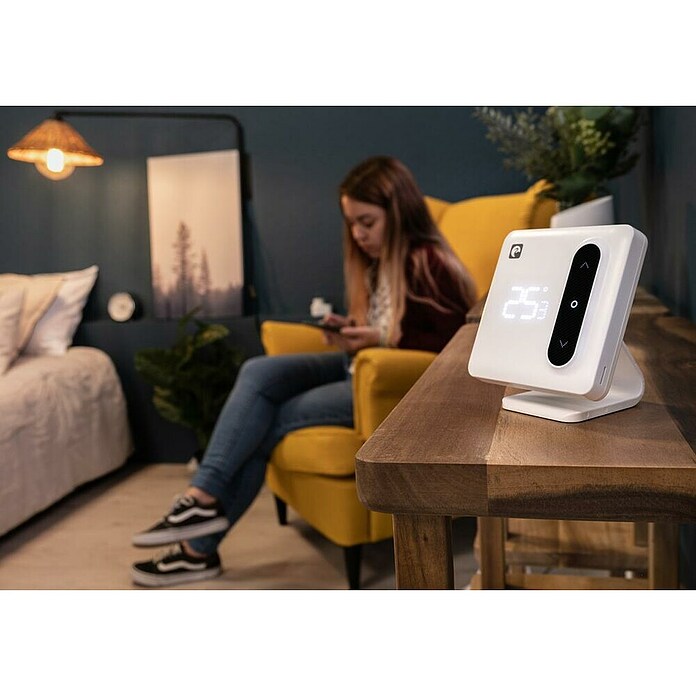 Garza Termostato inalámbrico Smart Aspen (Blanco) | BAUHAUS