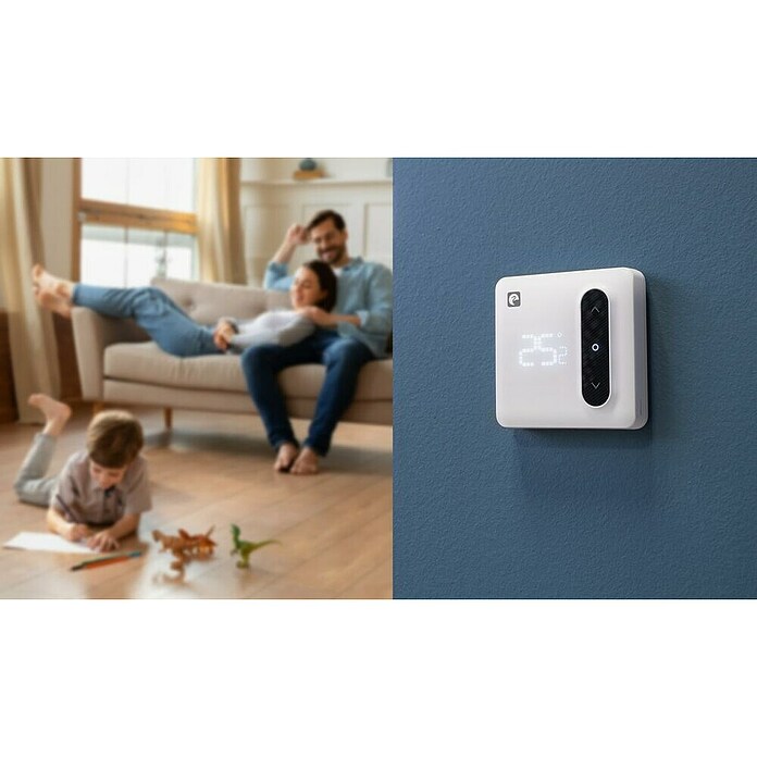 Garza Termostato inalámbrico Smart Aspen (Blanco) | BAUHAUS