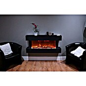 Focalpoint Chimenea eléctrica Ashford Wall Suite (2.000 W, Negro, 26,5 x 122 x 60 cm) | BAUHAUS