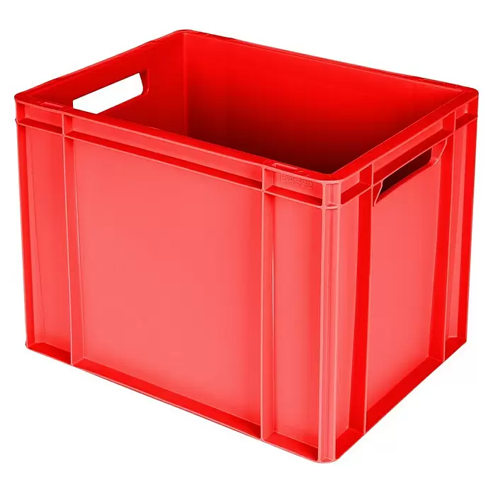 BAUHAUS EurobehälterL x B x H: 40 x 30 x 32 cm, 30 l, Geschlossen, Stapelbar, Rot