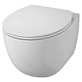 Lafiness Spoelrandloos wandtoiletset Rim-Puro (Keramiek, Softclose)