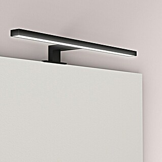 Artysan Aplique LED para espejo (4,71 W, 11,5 x 50 x 6,7 cm, Negro)