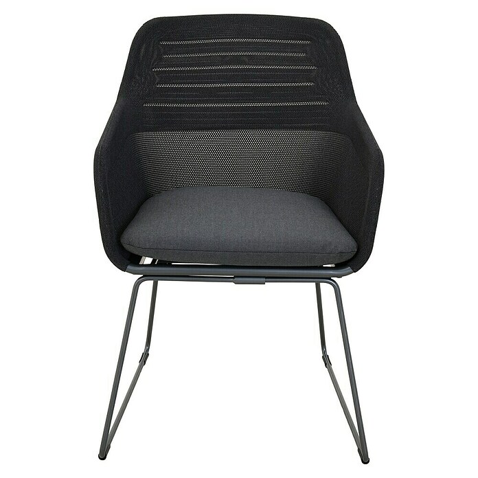 Sunfun Gartenmöbel-Set Maja (9 -tlg., Night-Grey, Ausziehbar, Tisch (L x B x H): 200-300 x 100 x 74 cm, Stuhl (B x T x H): 57 x 65 x 83 cm) | BAUHAUS