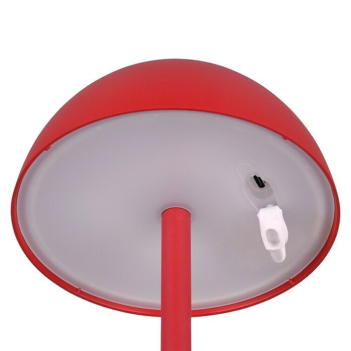 Trio Lighting Led-tafellamp Ricardo - oplaadbare lamp (1,7 W, Rood, Ø x h: 13 x 30 cm) | BAUHAUS