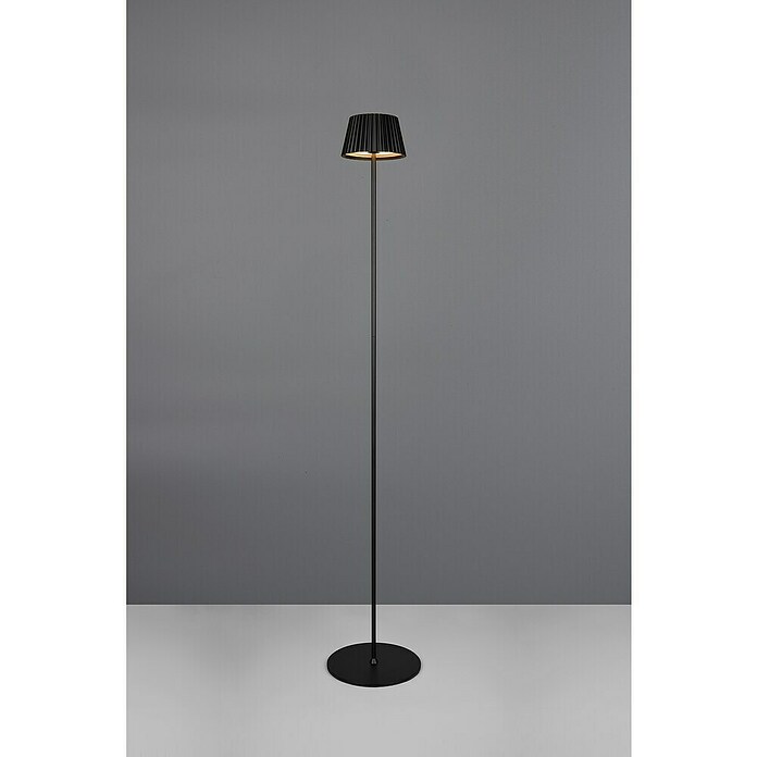 Trio Lighting Staande ledlamp Suarez 123 cm - oplaadbare lamp (1,5 W, Zwart, Hoogte: 123 cm) | BAUHAUS
