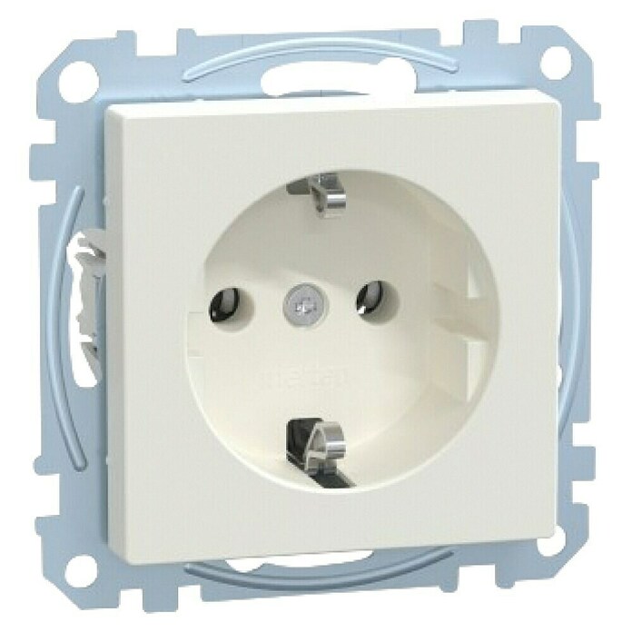 Merten 297419 Insert Per Presa Altoparlanti Sistema M: Bianco Polare, Con Attacchi A Vite E Norma DIN 41529 - 3