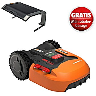 Worx PowerShare 20V Maschinenpaket Landroid S400 (Mähroboter Landroid S400 Plus & Garage WA0810)