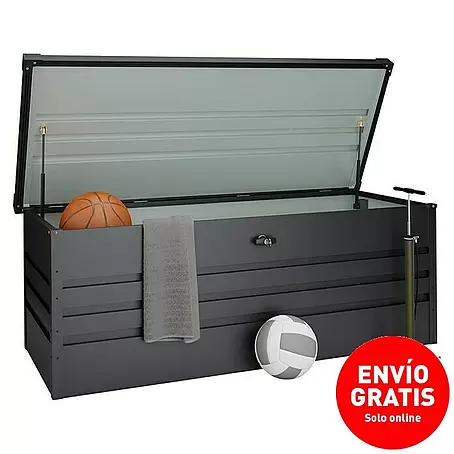 Hoggar Baúl para jardín metálico Sveg