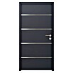 FM Türen Nebeneingangstür NBT56-02 (100 x 200 cm, DIN Anschlag: Rechts, Anthrazit) | BAUHAUS