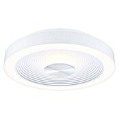 Paulmann LED-Wand- & Deckenleuchte Volea (Ø x H: 32 x 6,4 cm, Weiß/Silber, 18 W, Warmweiß) | BAUHAUS
