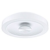 Paulmann LED-Wand- & Deckenleuchte Volea (Ø x H: 32 x 6,4 cm, Weiß/Silber, 18 W, Warmweiß) | BAUHAUS