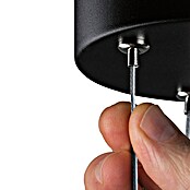 Paulmann Schnurpendel für Deckenleuchte Volea (Länge: 150 cm, Schwarz/Silber) | BAUHAUS