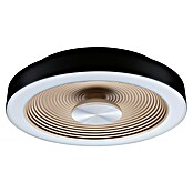 Paulmann LED-Wand- & Deckenleuchte Volea (Ø x H: 32 x 6,4 cm, Schwarz/Gold, 18 W, Warmweiß) | BAUHAUS
