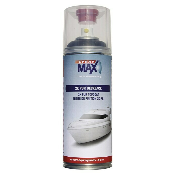 SprayMax Bootslack 2K  (Schwarz, 400 ml)