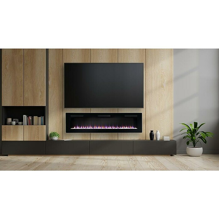Dimplex Chimenea eléctrica Sierra 72 (1.600 W, Negro, 29 x 182,9 x 49,5 cm) | BAUHAUS