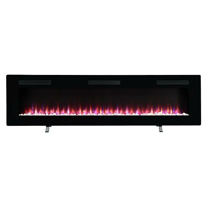 Dimplex Chimenea eléctrica Sierra 72 - Negro, 1.300 W - 1.600 W, 13,3 x 162,6 x 54,7 cm - Elegante producto de chimenea eléctrica que combina calidez y ambiente con un diseño moderno.\n
