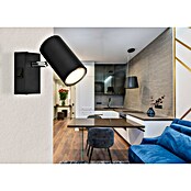 Globo Robby Wandstrahler (B x H: 7 x 10 cm, Schwarz Matt, GU10) | BAUHAUS