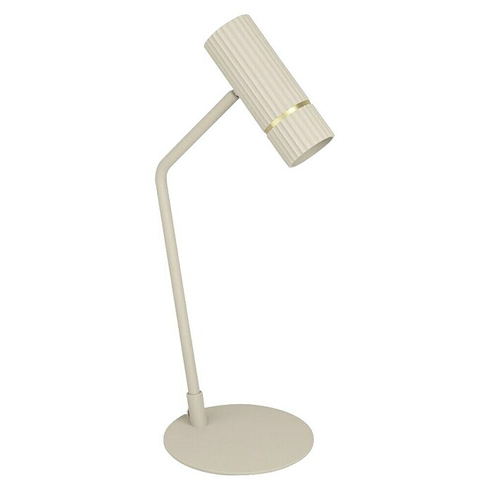 Eglo Caminia Lámpara de sobremesa LED (5 W, L x An x Al: 21 x 17 x 48,5 cm, Arena/Oro, G10q) | BAUHAUS