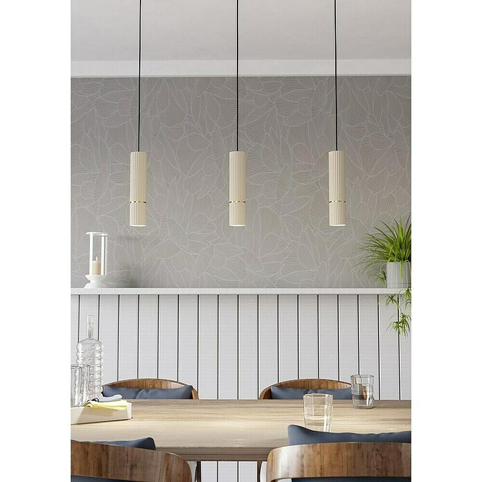 Eglo Caminia Lámpara colgante LED (4,7 W, Blanco cálido, Número de bombillas: 3 ud.) | BAUHAUS
