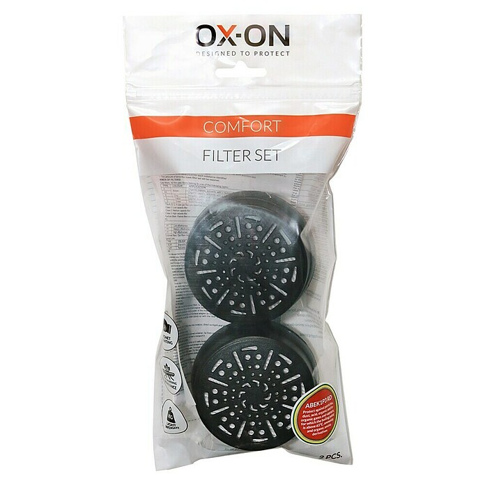 OX-ON Filter-Set Comfort ABEK1P3 (Passend für: Ox-On Halbmaske mit Gewindeanschluss) | BAUHAUS