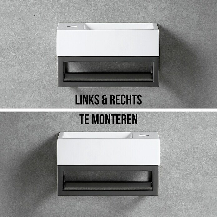 Best Design Fontein R-Line Moya (b x l: 36 x 18 cm, Gunmetal) | BAUHAUS
