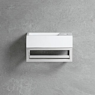 Best Design Fontein R-Line Chrome (b x l: 36 x 18 cm, Wit)