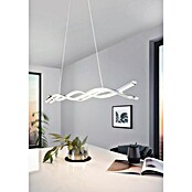 Eglo Lasana 2 Lámpara colgante LED (35 W, L x An x Al: 100 x 8 x 120 cm, Cromo, Blanco cálido) | BAUHAUS
