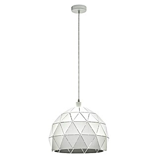 Eglo Roccaforte Lámpara colgante redonda (Altura: 110 cm, Blanco)