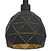 Eglo Roccaforte Lámpara colgante redonda (120 W, L x An x Al: 75 x 17 x 110 cm, Negro, E14) | BAUHAUS