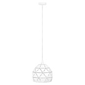 Eglo Roccaforte Lámpara colgante redonda (60 W, Ø x Al: 30 x 110 cm, Blanco, E27) | BAUHAUS