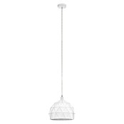 Eglo Roccaforte Lámpara colgante redonda (60 W, Ø x Al: 30 x 110 cm, Blanco, E27) | BAUHAUS