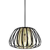 Eglo Encinitos Lámpara colgante redonda (40 W, Ø x Al: 375 x 110 cm, Negro/Oro, E27) | BAUHAUS