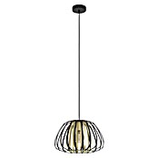 Eglo Encinitos Lámpara colgante redonda (40 W, Ø x Al: 375 x 110 cm, Negro/Oro, E27) | BAUHAUS