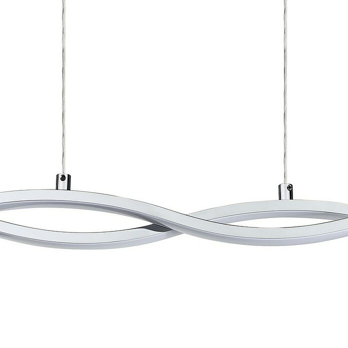 Eglo Lámpara colgante LED (9 W, Cromo, Altura: 120 cm)