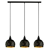 Eglo Roccaforte Lámpara colgante redonda (120 W, L x An x Al: 75 x 17 x 110 cm, Negro, E14) | BAUHAUS