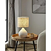 Lámpara de sobremesa redonda Bellariva 3 (40 W, Ø x Al: 30 x 36 cm, Blanco, E27) | BAUHAUS