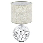 Lámpara de sobremesa redonda Bellariva 3 (40 W, Ø x Al: 30 x 36 cm, Blanco, E27) | BAUHAUS