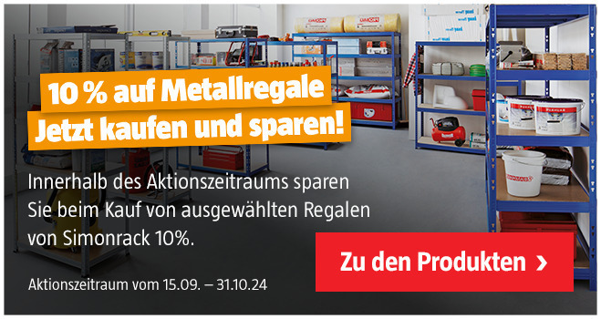 Metallregale zum Sonderpreis