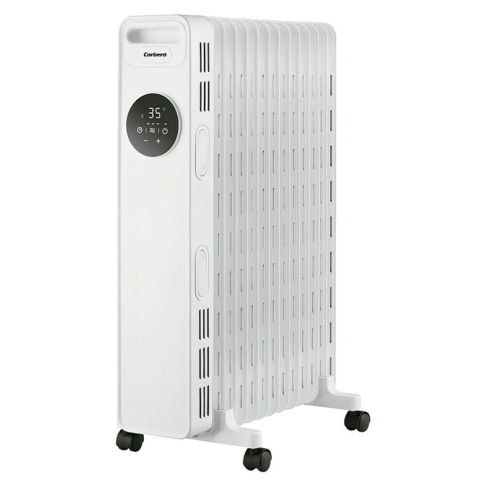 Corberó Radiador de aceite (2.500 W, Blanco, L x An x Al: 24 x 45 x 64 cm) | BAUHAUS