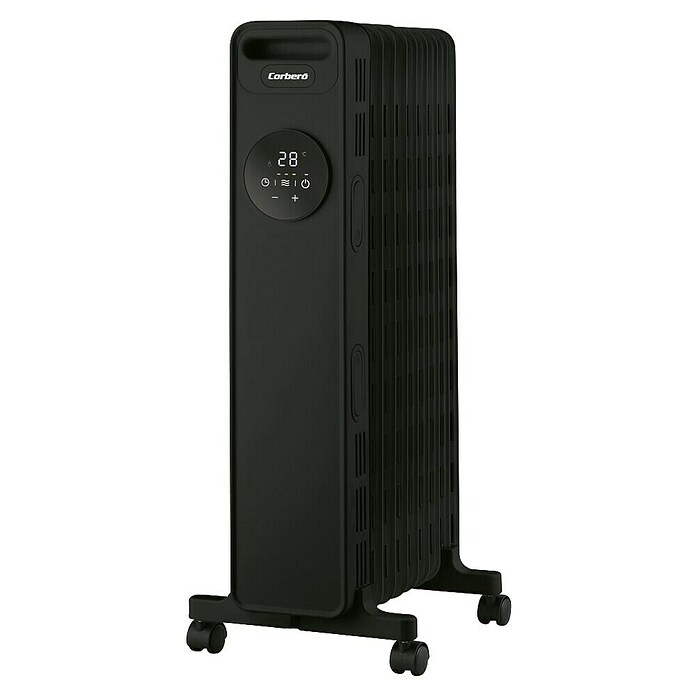 Corberó Radiador de aceite (2.000 W, Negro, L x An x Al: 24 x 33 x 64 cm) | BAUHAUS