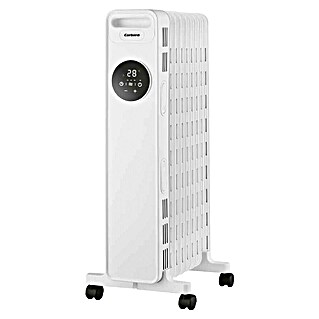 Corberó Radiador de aceite (2.000 W, Blanco, L x An x Al: 24 x 33 x 64 cm)