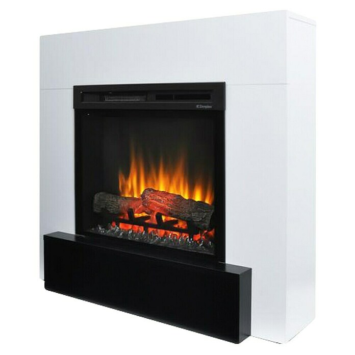 Dimplex Chimenea eléctrica Lucid (1.400 W, Blanco y negro, L x An x Al: 29 x 94,5 x 90,1 cm) | BAUHAUS