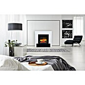 Dimplex Chimenea eléctrica Lucid (1.400 W, Blanco y negro, L x An x Al: 29 x 94,5 x 90,1 cm) | BAUHAUS