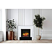 Dimplex Chimenea eléctrica Lucid (1.400 W, Blanco y negro, L x An x Al: 29 x 94,5 x 90,1 cm) | BAUHAUS