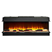 Focalpoint Chimenea eléctrica Eccentra 1250 (1.250 W, Negro, L x An x Al: 22,3 x 130,8 x 50,4 cm) | BAUHAUS