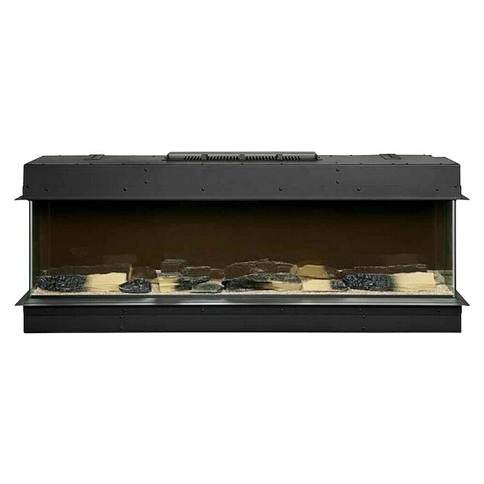 Focalpoint Chimenea eléctrica Eccentra 1250 (1.250 W, Negro, L x An x Al: 22,3 x 130,8 x 50,4 cm) | BAUHAUS