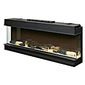 Focalpoint Chimenea eléctrica Eccentra 1250 (1.250 W, Negro, L x An x Al: 22,3 x 130,8 x 50,4 cm) | BAUHAUS